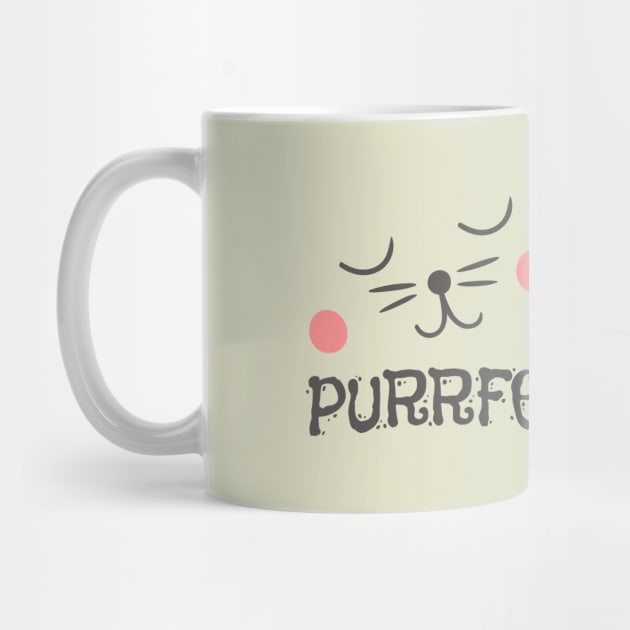 Purrfectionist Cat by The WYLD Tribe